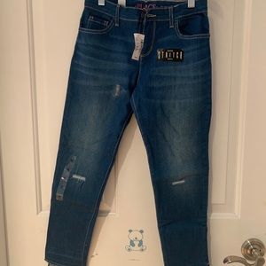 Girls super skinny jeans